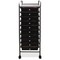 Advantus 10-Drawer Organizer, 37.5" Overall H, 15.5" Overall W, Metal AVT34007 - alternate 1